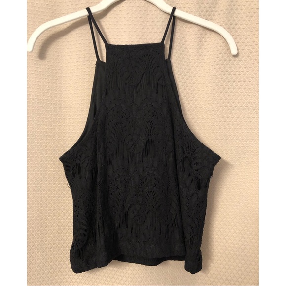 Kendall and Kylie black lace tank - Picture 2 of 3